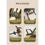 Baby Stroller Factory - Two-Way Multipurpose High Landscape Linen