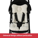 Stroller Accessories Factory - Thick Embroidery Cushion Seat Liners