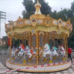 Three Seater Carousel Manufacturer - OEM Custom Mini Design