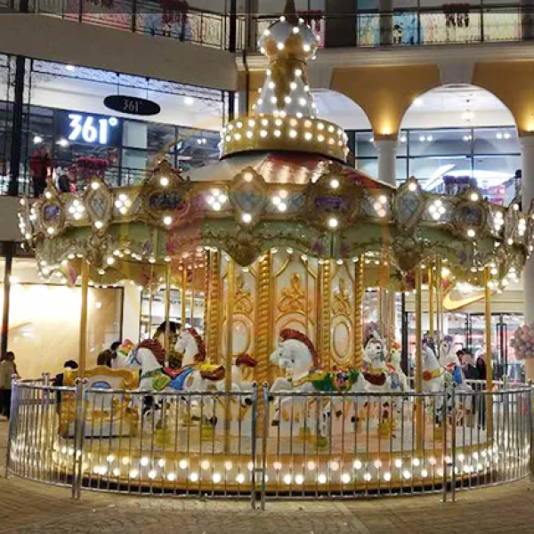 Three Seater Carousel Manufacturer - OEM Custom Mini Design