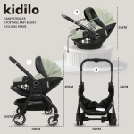 Baby Stroller Factory - Luxury Car Seat Foldable Travel Set