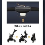 Kids Stroller Manufacturer - X Type PU Wheel Cotton