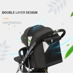 Kids Stroller Manufacturer - X Type PU Wheel Cotton