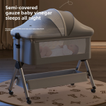 Baby Carrier Manufacturer - Black Houndstooth Cotton Linen