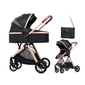 Twin Stroller Manufacturer - Lightweight Linen Double Pram