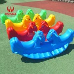 Playground Equipment Manufacturer - Colorful Seesaw Rocking Horse