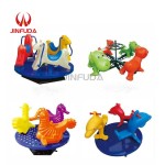 Playground Equipment Factory - Metal Plastic Seesaw for Kids