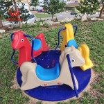 Playground Equipment Factory - Metal Plastic Seesaw for Kids