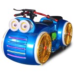 Amusement Car Factory - Electrical Big Eyes Motorbike Toy