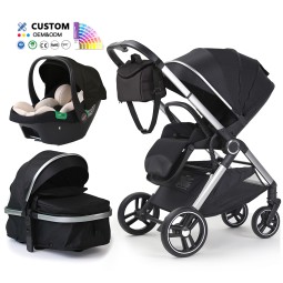 Baby Travel System Factory - Luxury 3 in 1 Carriage Pram
