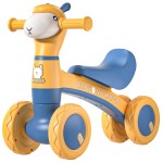 Balance Bike Factory - No Pedal 4 Wheel Toddler Ride On