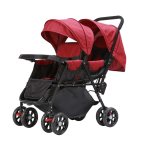 Double Stroller Manufacturer - OEM ODM Luxury Foldable Pram