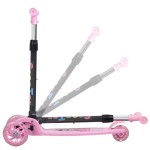 Kick Scooter Factory - Adjustable Height 3 Wheel LED