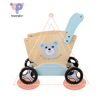 Wooden Walker Manufacturer - 4 Wheel Multifunction Stroller