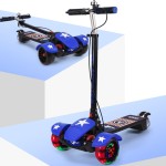 Kick Scooter Manufacturer - 3 Wheel Flash PU LED Scooter