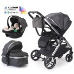 Baby Travel System Factory - Luxury 3 in 1 Carriage Pram