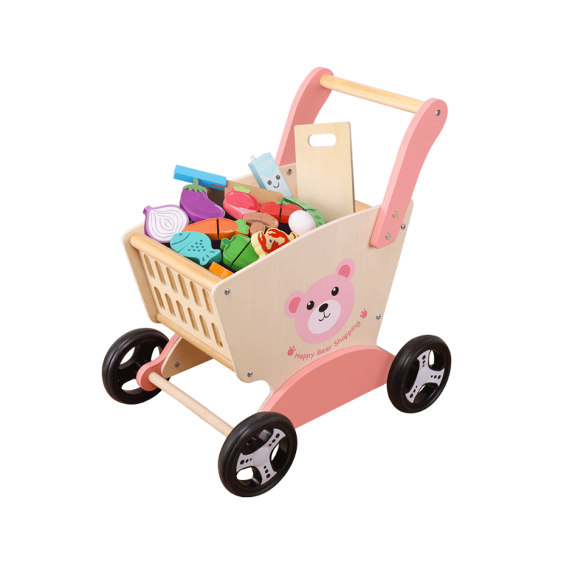 Wooden Walker Manufacturer - 4 Wheel Multifunction Stroller