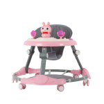 Baby Walker Factory - Cute Cartoon 6 Wheel Push Walker