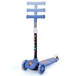 Kick Scooter Manufacturer - PU 3 Wheel Folding LED Scooter