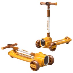 Kick Scooter Factory - PU 3 Wheel Luminous Kick Scooter