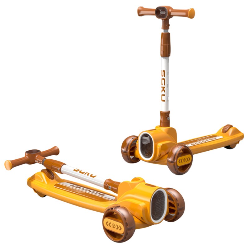 Kick Scooter Factory - PU 3 Wheel Luminous Kick Scooter