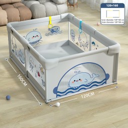 Baby Playpen Manufacturer - Square Foldable Soft Playpen
