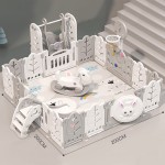 Baby Playpen Factory - Luxury Foldable Slide Playpen