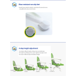 Baby Feeding Chair Manufacturer - 2 in 1 Foldable Travel Chair