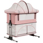 Baby Crib Factory - Folding Bedside Sleeper Storage Basket