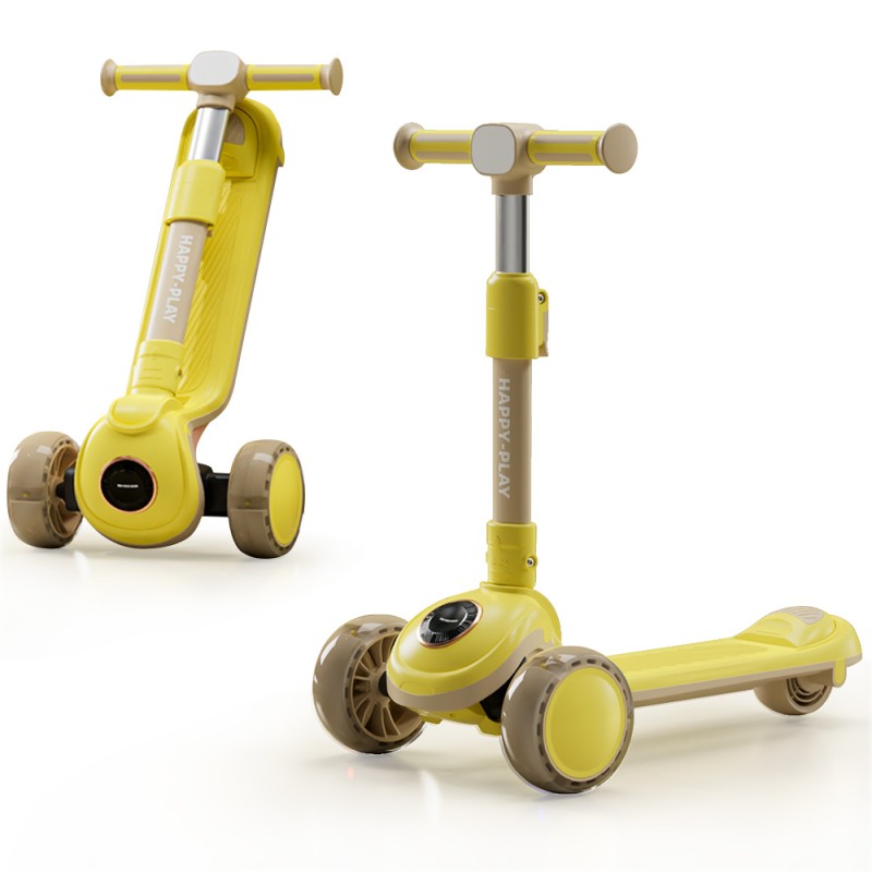 Kick Scooter Factory - Flashing 3 Wheel Light Scooter