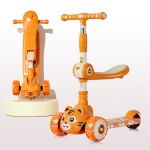 Kick Scooter Manufacturer - 2 in 1 Flash PU LED Scooter