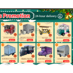 Mobile Food Cart Factory - Hamburger Trailer Kitchen Van