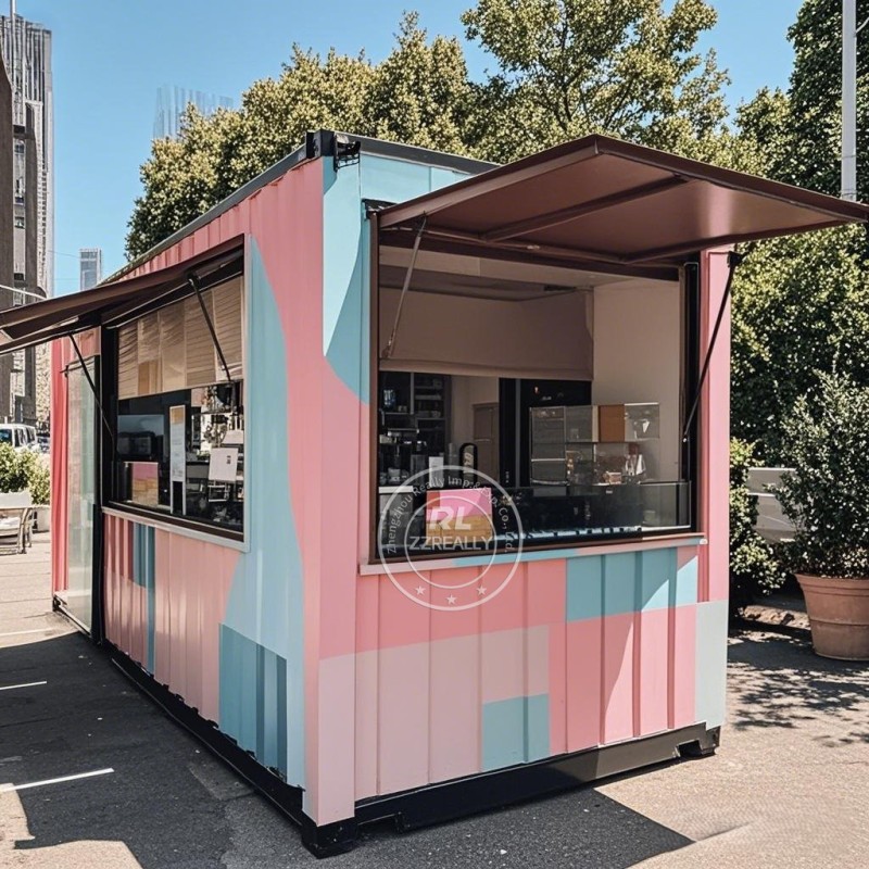 Container Shop Manufacturer - 20FT Restaurant Kiosk