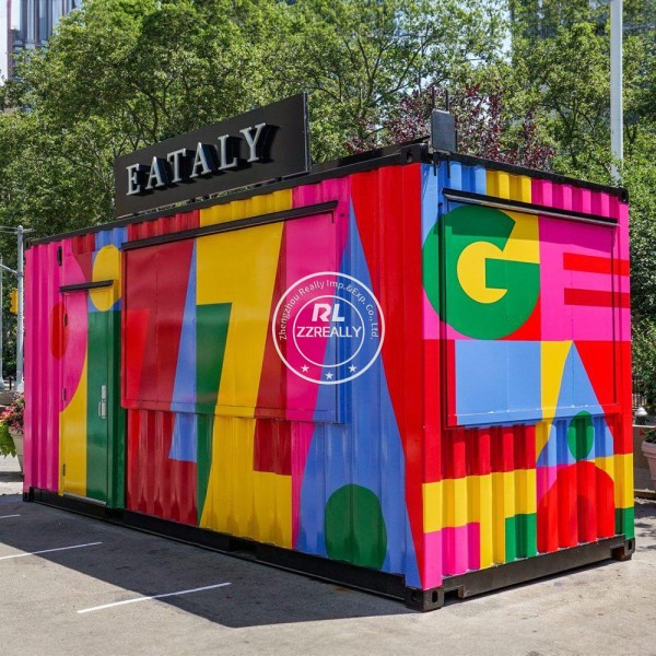 Prefab Home Manufacturer - 40ft Flat Pack Restaurant