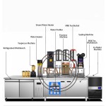 Stainless Steel Counter Factory - Milk Tea Bar Refrigerator