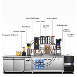 Stainless Steel Counter Factory - Milk Tea Bar Refrigerator