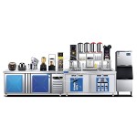 Bubble Tea Counter Factory - Stainless Steel Worktop