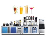 Bubble Tea Counter Factory - Stainless Steel Worktop