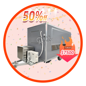 Mobile Food Cart Factory - Hamburger Trailer Kitchen Van