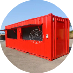 Container Cafe Manufacturer - Custom Size Snack Bar