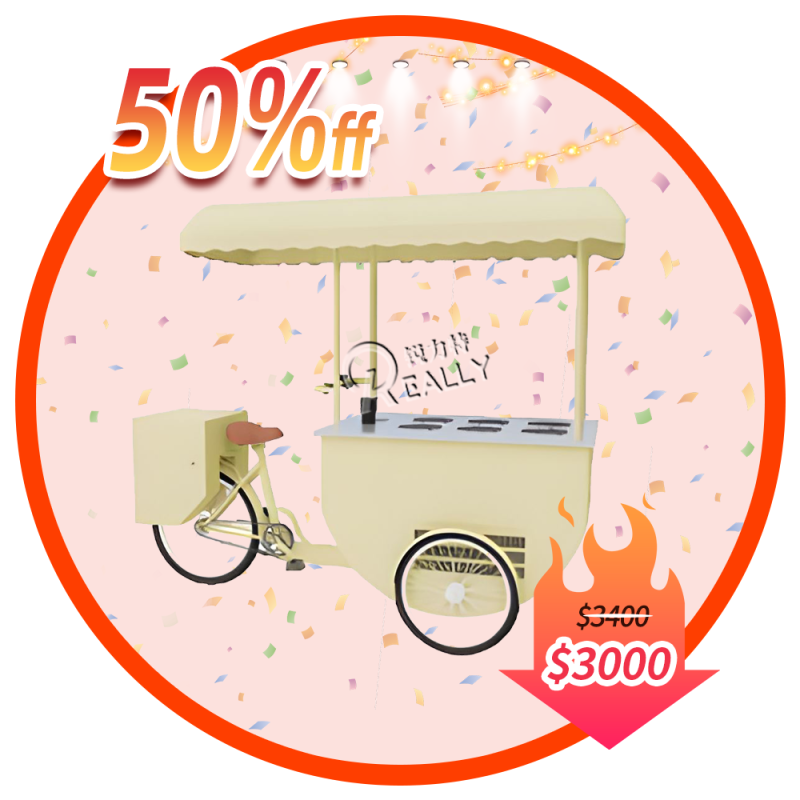 Food Tricycle Manufacturer - Electric Popsicle Freezer Bike