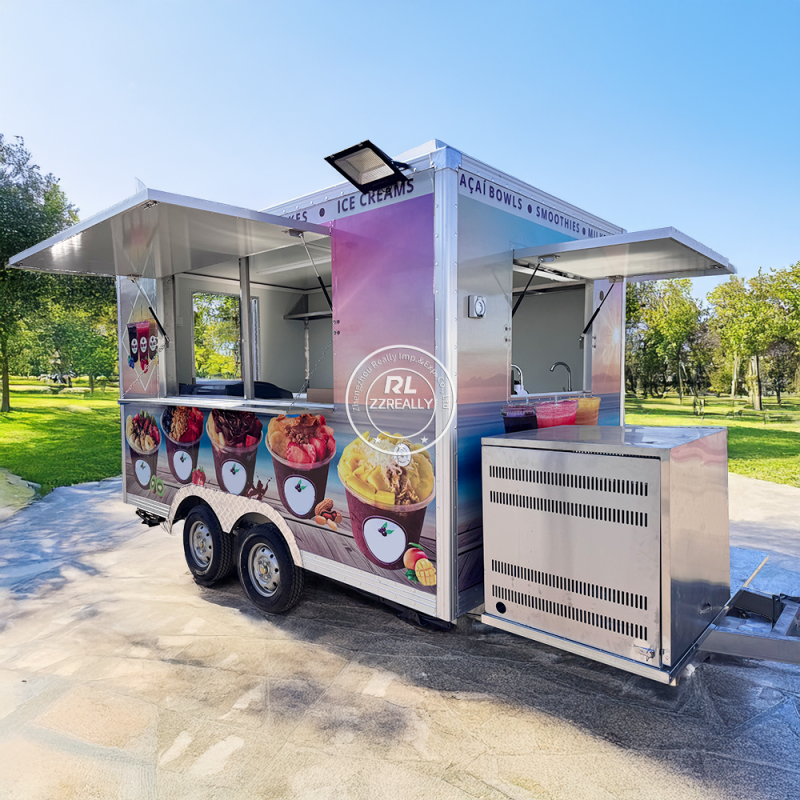 Mobile Food Truck Manufacturer - DOT CE Concession Trailer
