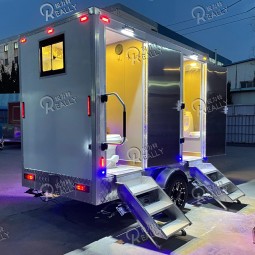 Restroom Trailer Manufacturer - Movible Luxury Bathroom