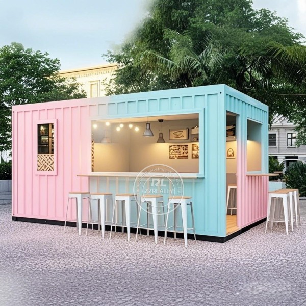 Container Shop Manufacturer - Modern Prefab Wine Bar