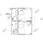 Portable Toilet Factory - 4 Stall Luxury Trailer