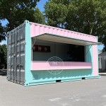 Prefab House Manufacturer - Steel Booth Cafe Shop