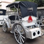 Horse Carriage Manufacturer - White Wedding Carriage