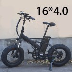 Ebike Factory - 16 Inch Small Folding Fat Bike