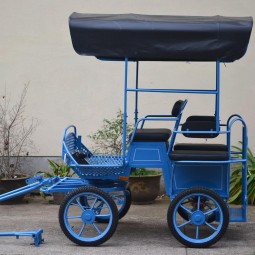 Horse Carriage Manufacturer - Folding Canopy Pony Carriage