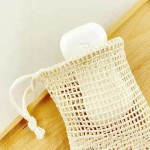 Customized Packaging Travel Exfoliation 100% Natural Organic Sisal Soap Bag for Scrub Body